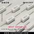 5 PCS 5W 1 Ohm 5% Axial Lead Wire Resistors - White Wound Fixed Ceramic Cement Power Resistors